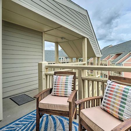 Beachfront Condo With Unobstructed Ocean Views! Oak Island Exteriér fotografie