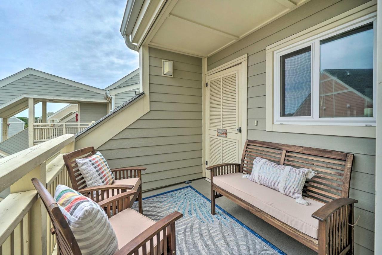 Beachfront Condo With Unobstructed Ocean Views! Oak Island Exteriér fotografie