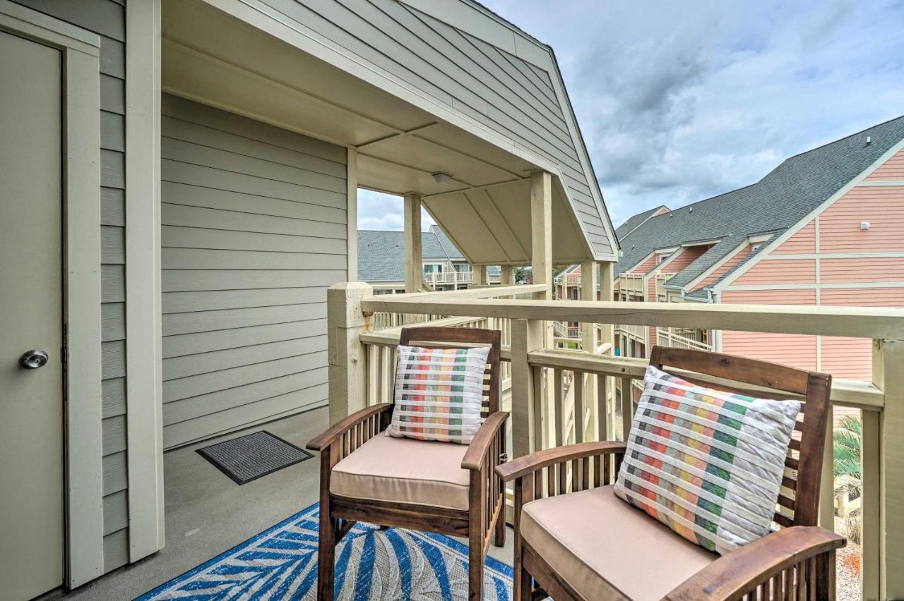 Beachfront Condo With Unobstructed Ocean Views! Oak Island Exteriér fotografie